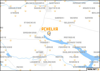 map of Pchëlka