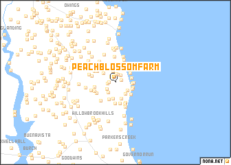 map of Peach Blossom Farm
