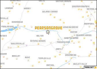 map of Pearson Grove