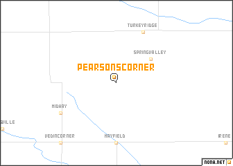 map of Pearsons Corner