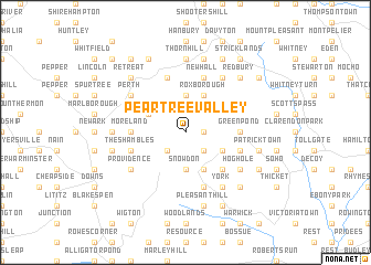 map of Pear Tree Valley