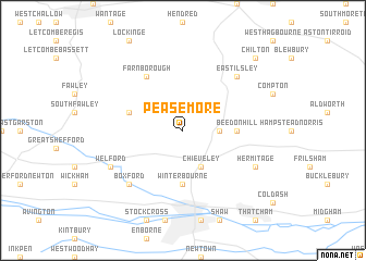 map of Peasemore