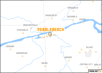 map of Pebble Beach