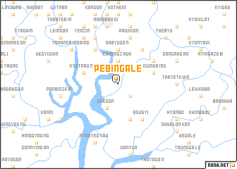 map of Pebin-gale