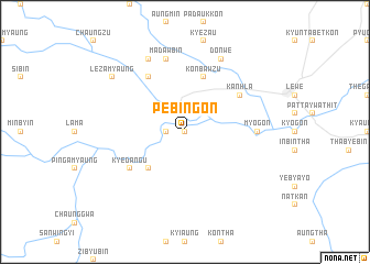 map of Pebingon