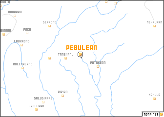 map of Pebulean