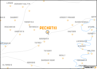 map of Pechatki