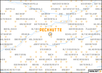 map of Pechhütte