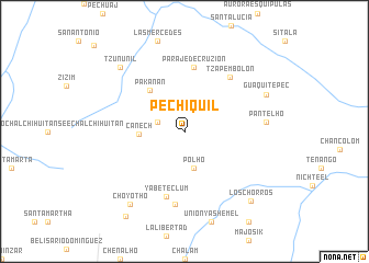 map of Pechiquil