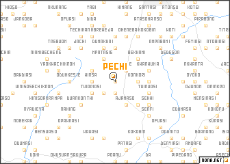 map of Pechi