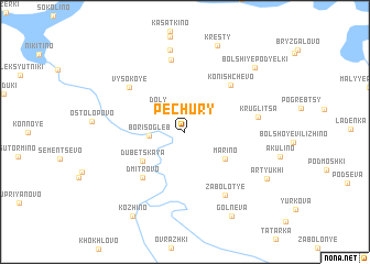 map of Pechury