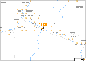 map of Pech