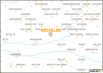map of Peckeloh