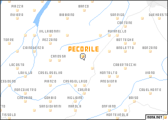 map of Pecorile