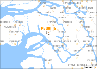map of Pedaing