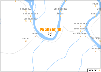 map of Pé da Serra