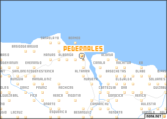 map of Pedernales
