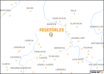 map of Pedernales