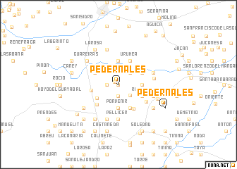 map of Pedernales