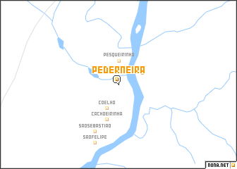 map of Pederneira