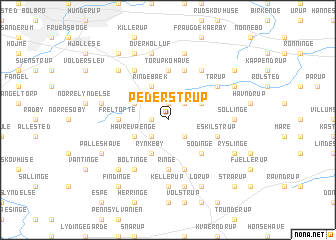 map of Pederstrup