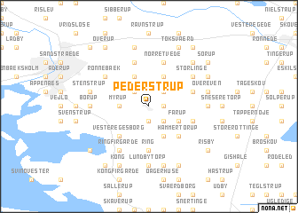 map of Pederstrup