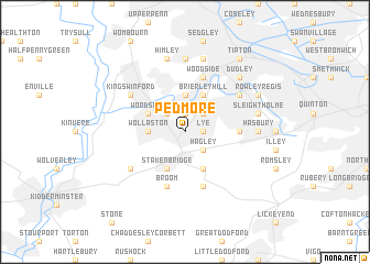 map of Pedmore