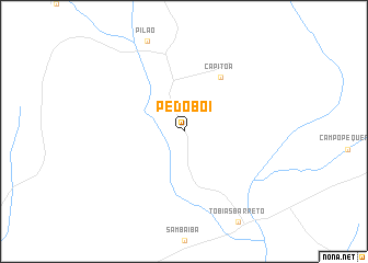 map of Pé do Boi
