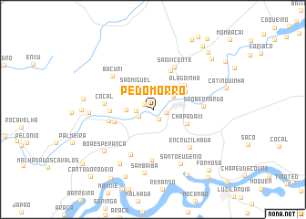 map of Pé-do-Morro