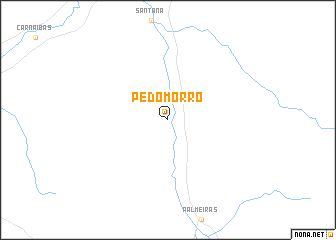 map of Pé do Morro