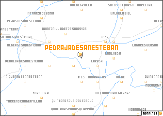 map of Pedraja de San Esteban