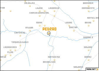 map of Pedrão