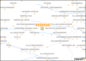 map of Pedredo