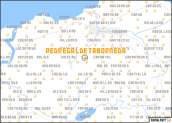 map of Pedregal de Taborneda