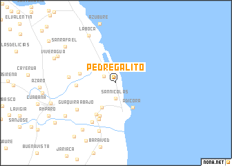 map of Pedregalito