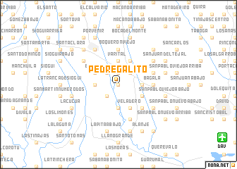 map of Pedregalito