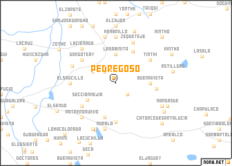 map of Pedregoso