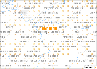 map of Pedreira