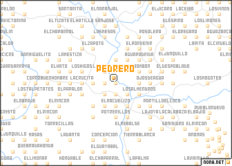 map of Pedrero