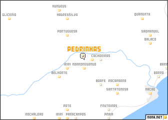 map of Pedrinhas