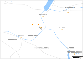 map of Pedro Conde