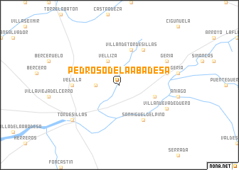 map of Pedroso de la Abadesa