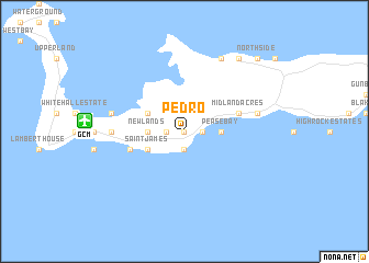 map of Pedro