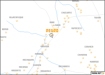 map of Pedro