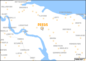 map of Peeds