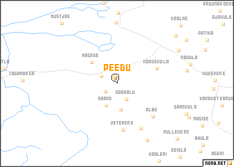 map of Peedu