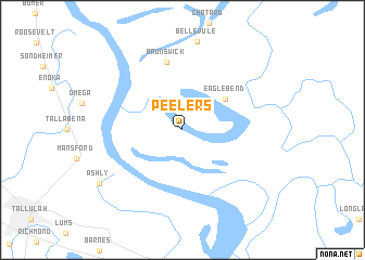 map of Peelers