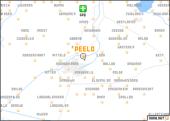 map of Peelo