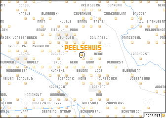 map of Peelsehuis