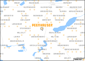 map of Peenhäuser